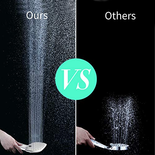 Entweg - 3 Configurações de pulverização Cabeça de chuveiro Poupança de água Chuveiro de mão de alta