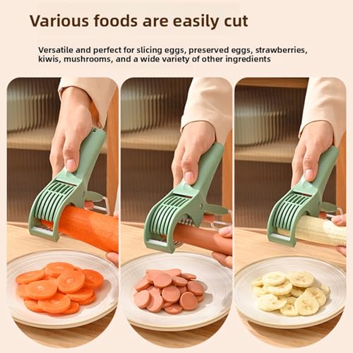 Cortador de Plátanos de Acero Inoxidable con Mango Antideslizante miniatura 6