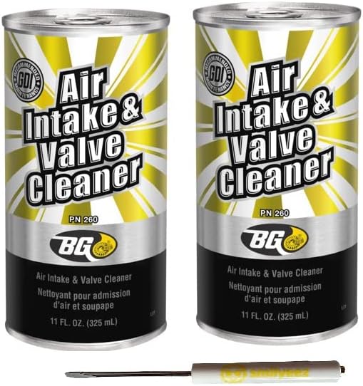 Listing For BG GDI Air Intake & Valve Cleaner PN 260 With Pocket Screwdriver Bundle (2 Cans)