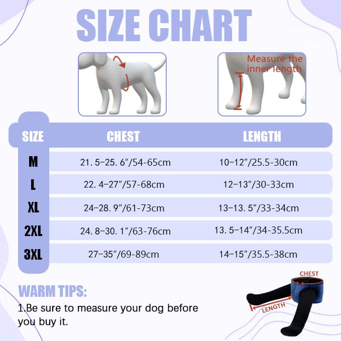 COODEO Dog Socks & Boots to Prevent Licking Paws, Paw Protectors with Non-Slip Bottoms to Protect Wounds - Image 3