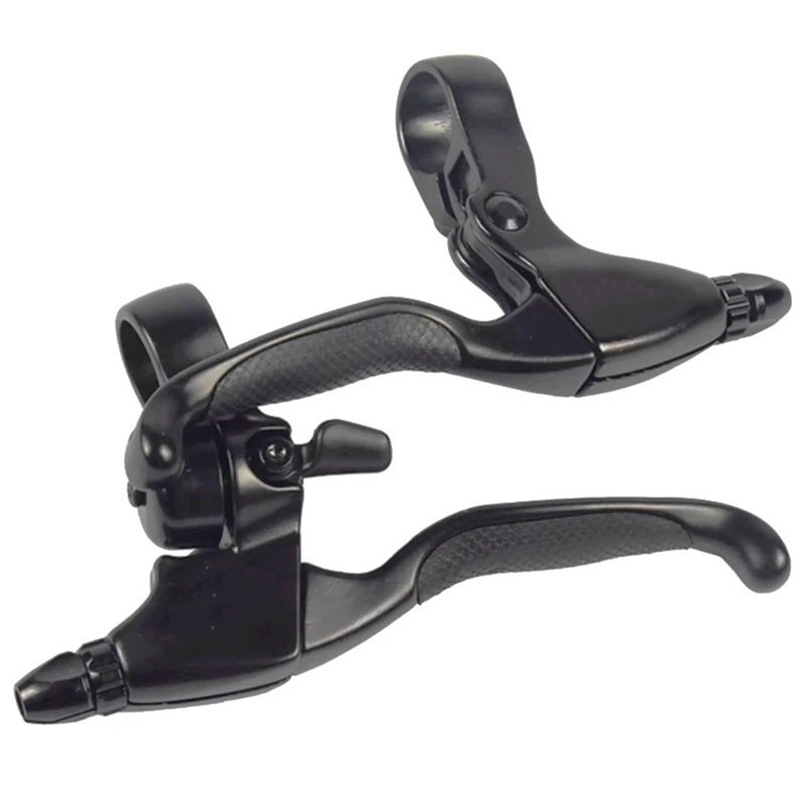 EGUIAS Brake Lever Bicycle Handles MTB Mechanical Disc Brakes for Folding Mountain Bike Lever Handles with Bell(1 Pair with Bell)
