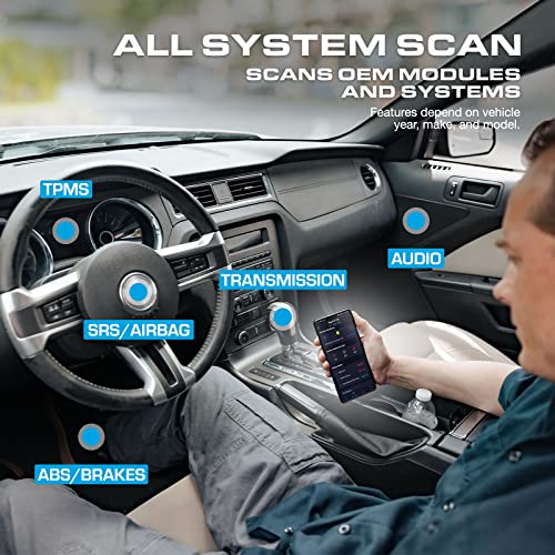 Blcktec 430 Bluetooth Obd2 Scanner Diagnostic Tool - Car Code Reader For All Cars Obdii Compatible - Read & Clear Engine, Abs thumb #2