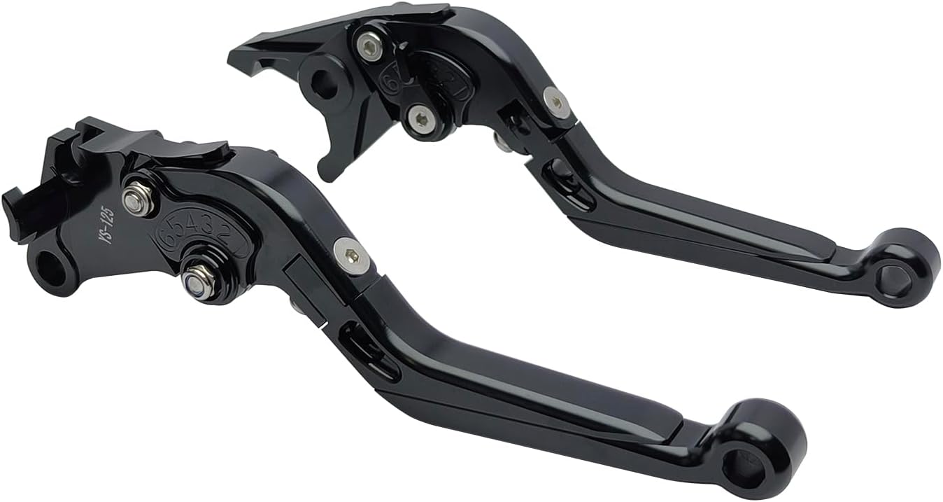 Brake Clutch Lever Set Replacement for BMW F750GS F850GS 2018-2024 F900R F900XR 2020-2025 Adjustable Length Folding Extendable CNC Aluminum Motorcycle Handlebar Levers (Black)