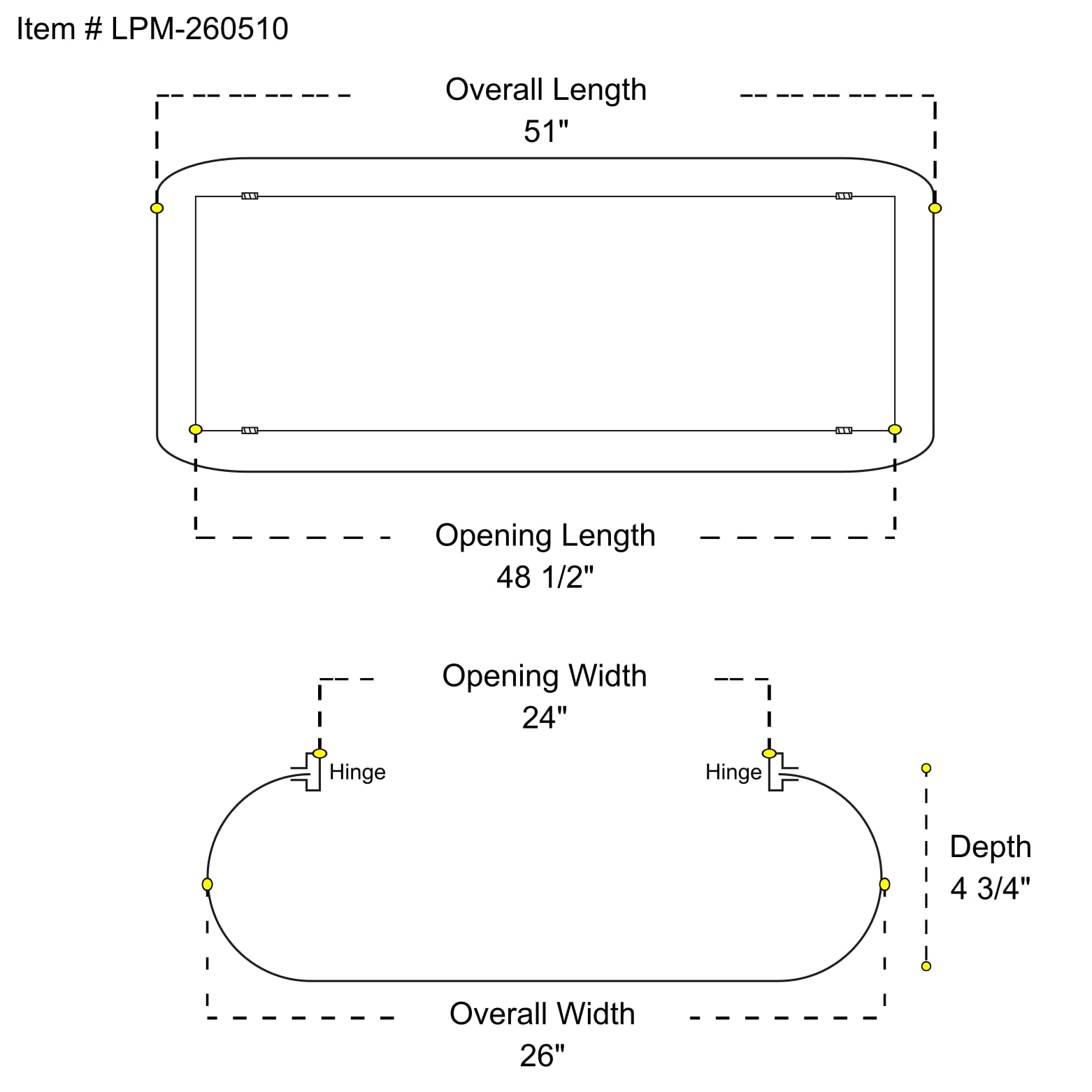 Lighting Plastics of Minnesota Puff Diffuser Replacement Lens, 4ft Fixture Compatible, White, Acrylic, Includes Mounting Clips, Cloud Diffuser Replacement Lens (LPM-260510)