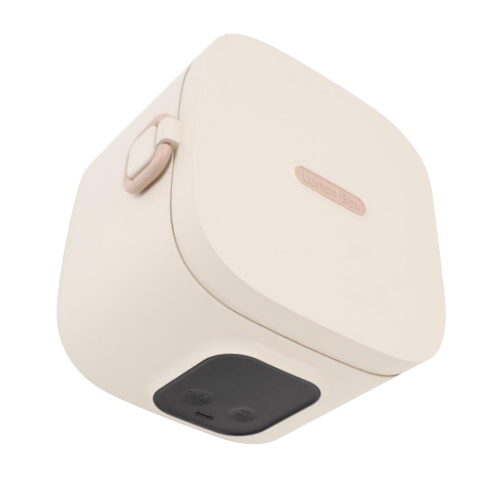 Lonchera Eléctrica, 500 Ml 304 Temperatura de Acero Inoxidable Ajustable Autodealimentación RECARGABLE Caja de Lonchera Almuerzo Portátil Lundeo Calefactor Eléctrico para Adultos