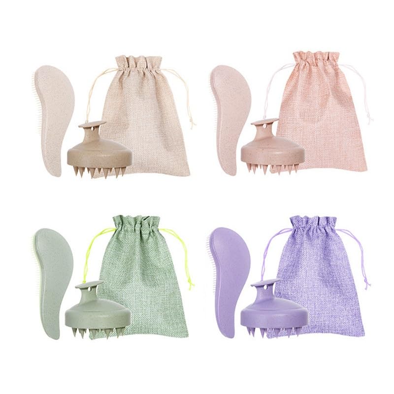 Multifunctional Hair Comb Shower Cleaning Brush