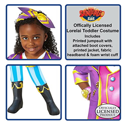 Disfraz Lorelai Santiago Of The Seas para Niñas Talla S miniatura 2