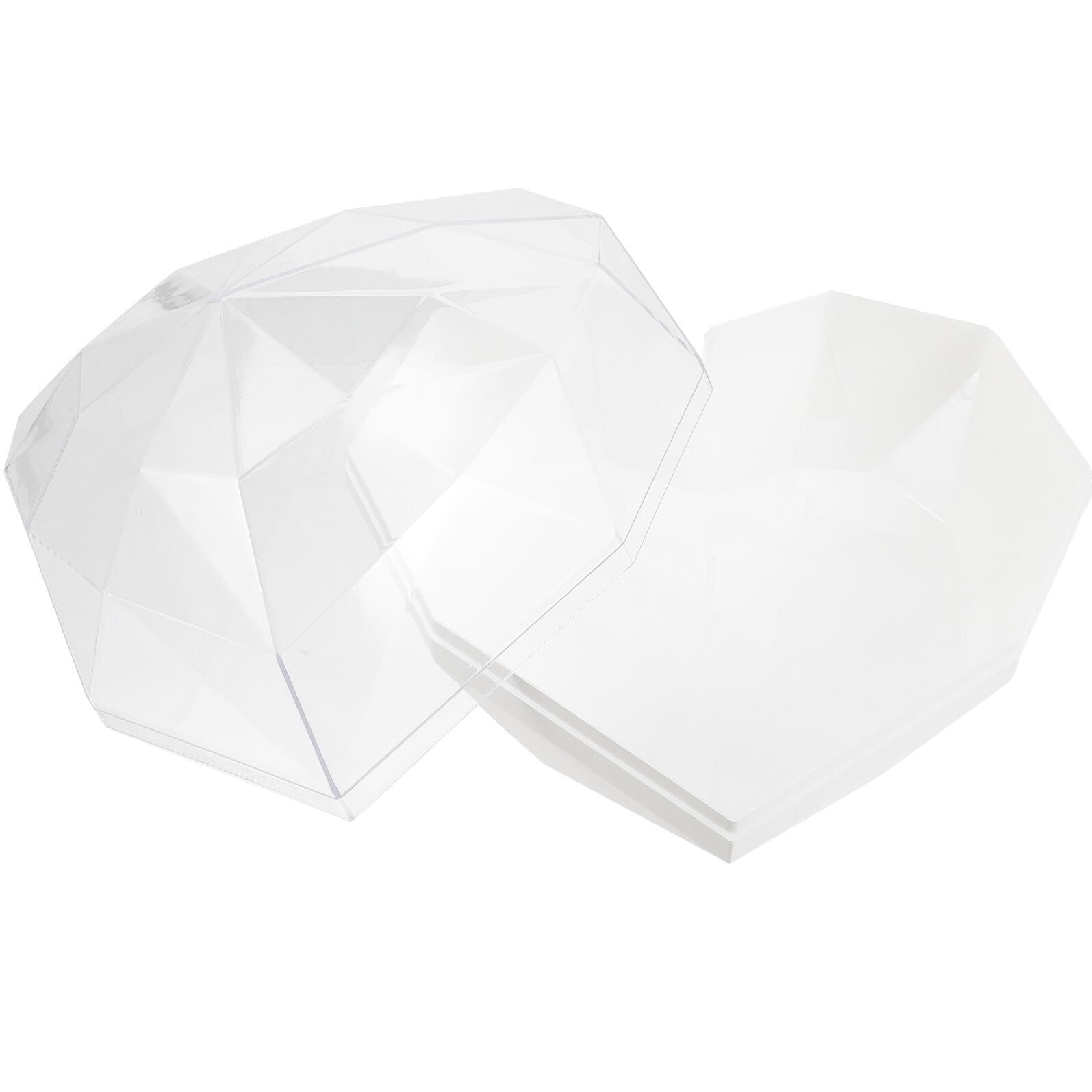 BELLIFFY Herzförmige Geschenkbox aus Acryl für Blumen mit Stabilem und Praktischem Design Transparente Verpackungsbox für Verlobung und Romantische Anlässe