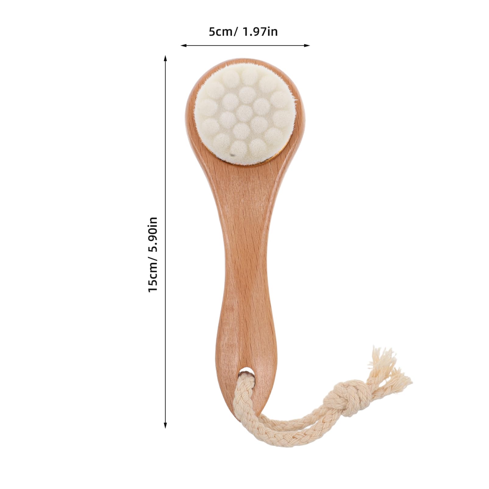 HAKIDZEL Nano Cleansing Brush Set Face Scrubber Exfoliator with Lanyard Deep Cleaning Brush for Skin Care