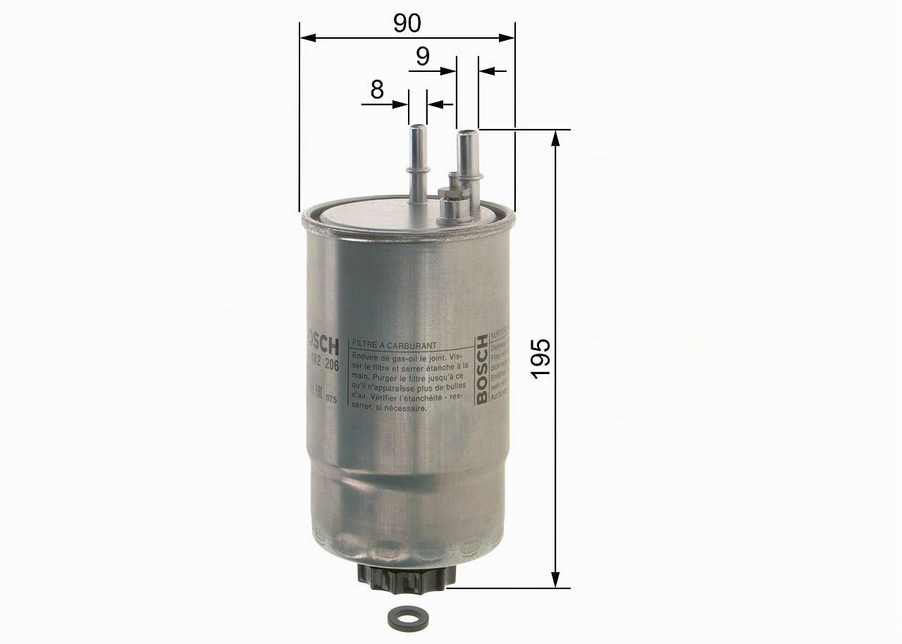 BOSCH Kraftstofffilter F026402206