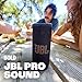 JBL Grip - Compact Bluetooth Speaker with Bold JBL Pro Sound and Ambient Light, up to 14 Hours of Playtime, Water, Dust and Drop-Proof (IP68), & Multi-Speaker Connection with Auracast™ (Black)