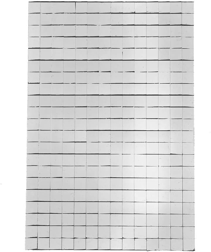 Homeford Craft Mirror Mosaic Tile Sticker, 53/8Inch (Clear)