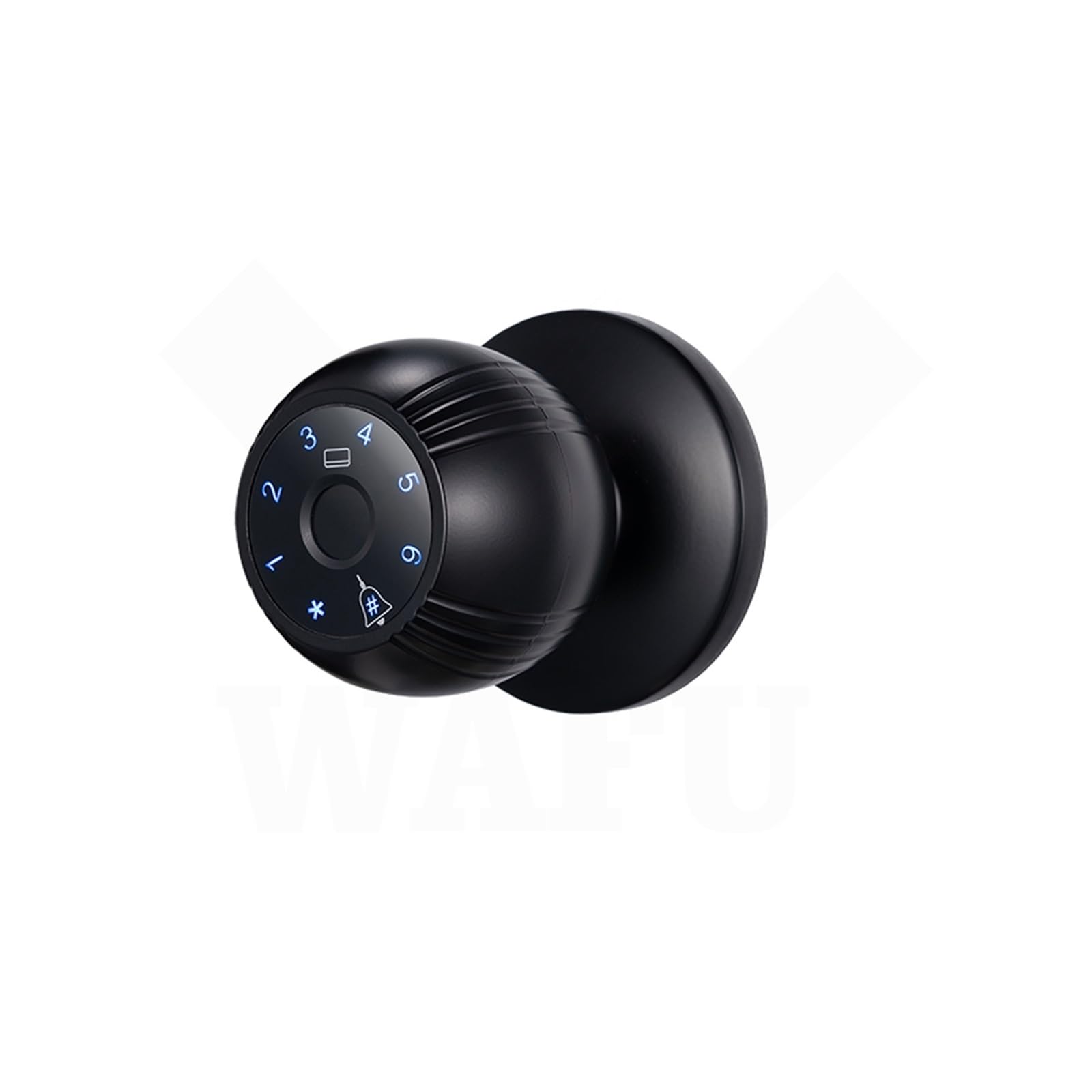 JVDDI Smart Door Handle, Smart Door Knob Lock Biometric Fingerprint Digital Electronic Round Keyless Entry Indoor Security(Bluetooth)