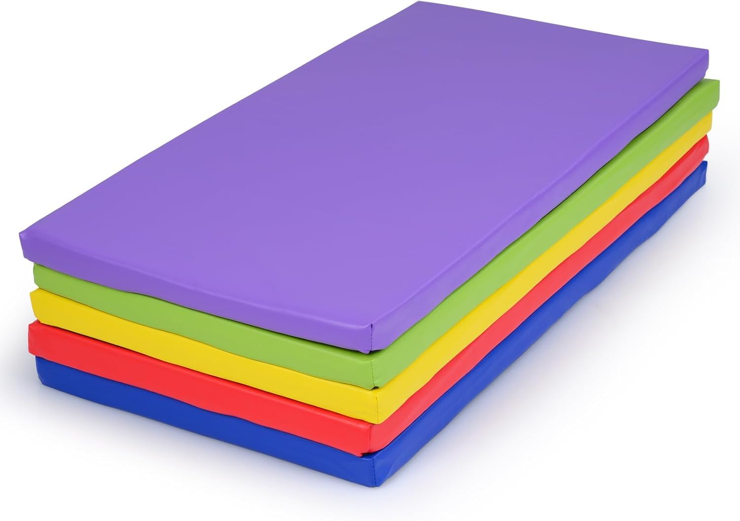 Kids Nap Mat, 5cm/5.5cm Thick Sponge, Portable Toddler Sleeping Bed for Preschool Boys and Girls, Set of 5