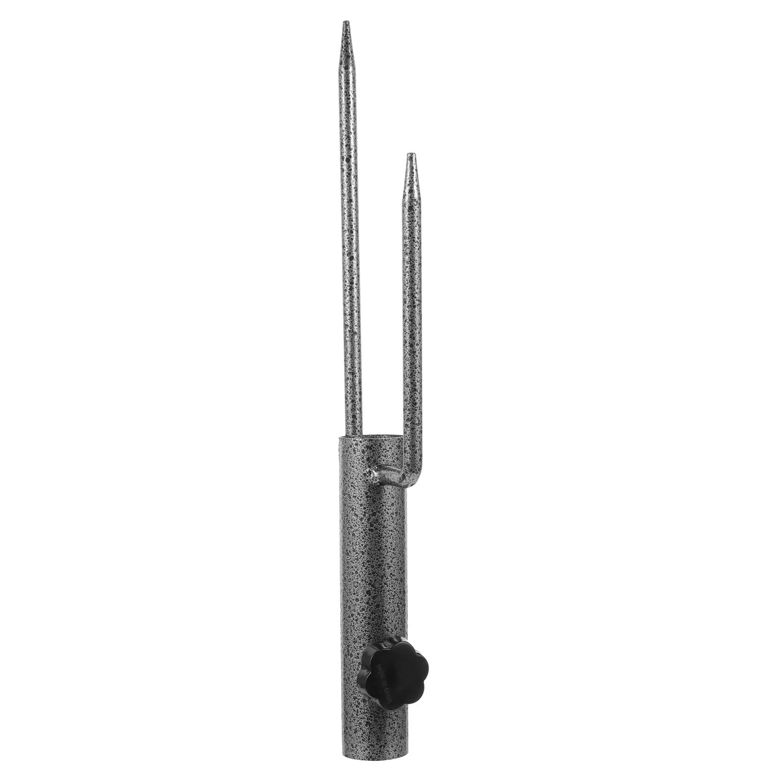 Ancla soporte de sombrilla de exteriores y jardín con punta de metal grueso resistente