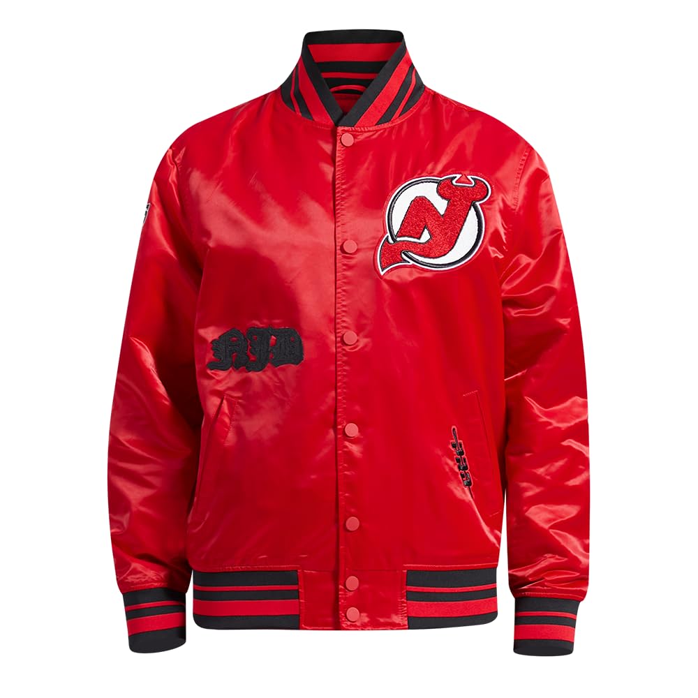Pro Standard Mens NHL Old English Satin Jacket