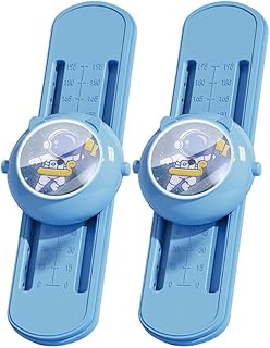 BebexI 2 Pcs Voice Touch High Jump Counter, Adjustable Height Jump Trainer, Kids Indoor Height Touch Device, Touch Counter Device for Kids Children