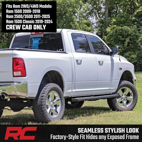 Barras laterales de acero para Ram 1500/2500/3500 Crew Cab miniatura 6