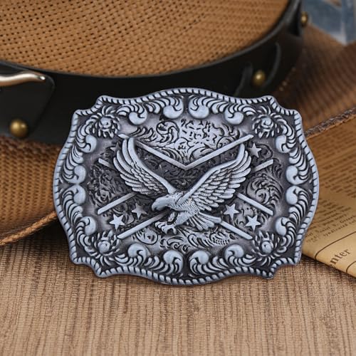 Image of Cowboy Belt Buckle for Men Longhorn Bull Belt Buckles Men Vintage Texas Buckle for Women Cowboy Cowgirl Belt Buckle
