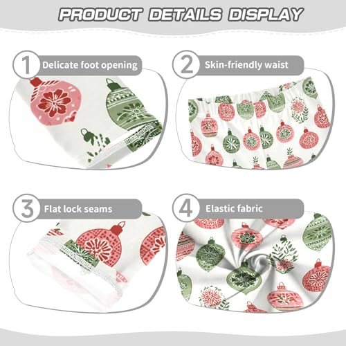 Girls' Athletic Leggings Ankle Length Yoga Dance Pants Kids Teen 4T Christmas Decoration3