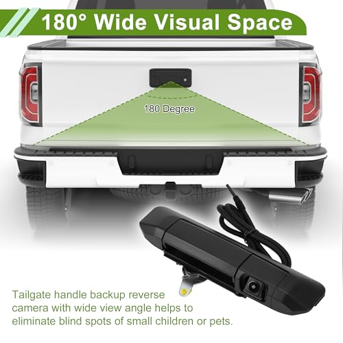 HOPESPANNER No.6909004020 Tailgate Handle Backup Camera for Toyota Tacoma 2005-2015 Rear View Reversing Park Assist Camera 1 Set by HOPESPANNER - Used condition - Image 3