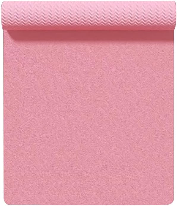 Premium TPE Yoga Mat – 8mm Thick & Double-Sided Non-Slip | Eco-Friendly | Extra Wide 80cm | Joint Protection