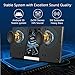 Sungale 3rd Gen. Wi-Fi Internet Radio with Easy Operation Touch Screen, Access Apps to Stream Music or Listen to Thousands of Internet Radio Stations, Frees up Your Smartphone, Black