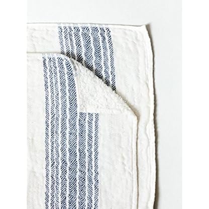 Kontex Imabari Handtücher aus Bio-Baumwolle, Japan, Marineblau, 3 Stück – Bild 3