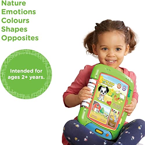 LeapFrog 2-in-1 Touch & Learn Tablet, Kids Two-Sided Tablet, Electronic Toy with Stories and Activities, Educational Play for Children Aged 2 Years +,Multicolor,22.1 x 28.5 x 33.5 cm