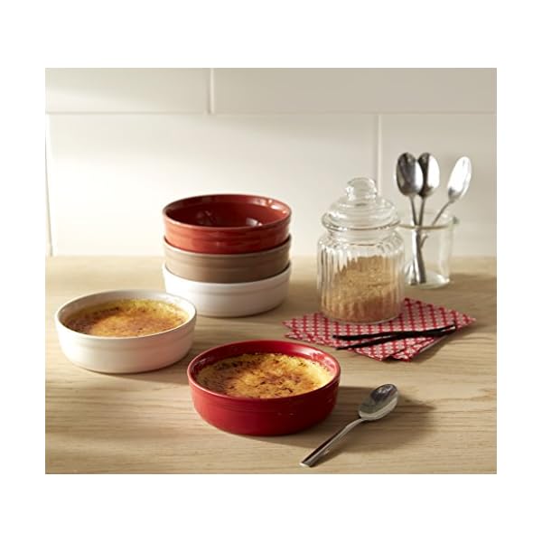 Emile Henry 5" x 1.5" Creme Brulee Dishes (Set of 2) Flour The
