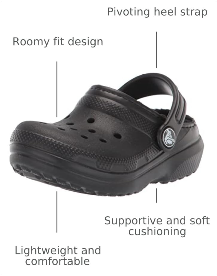 Image of Crocs Kids' Classic Lined Clog
