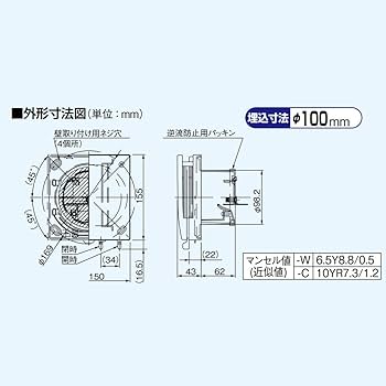 Amazon | Panasonic (パナソニック) 自然給気口 (アレルバスター