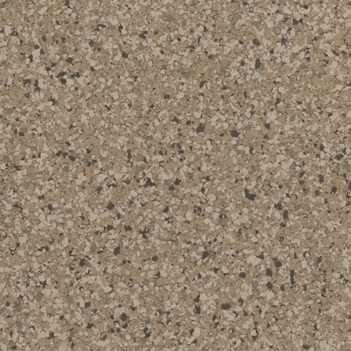 40 lb Box Decorative Microchip Flakes for Epoxy Floor Coating Protection/Enhancement for All Surfaces - for Garages, Basements, & More (1/16th Size) (Safari)