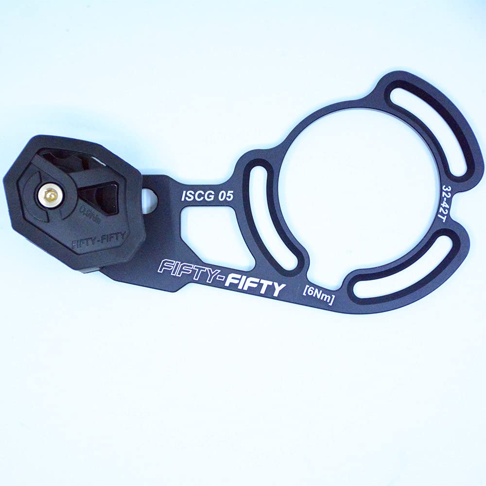 Guide Chaine VTT Guide de la chaîne de vélo Chainguide Tendeur De Chaine Vel (Color : ISCG 05 Black)