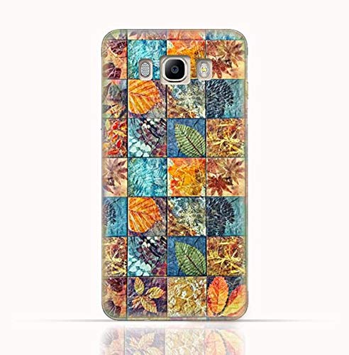 AMCSamsung Galaxy J5 2016 TPU Silicone Case with Old Handcraft Tile Pattern