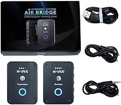 M-VAVE WP-9 2,4 GHz fone de ouvido sem fio monitor sistema de transmissão transmissor e receptor recarregável 𝐌𝐚𝐢𝐬 𝐚𝐯𝐚𝐧ç𝐚𝐝𝐨 𝐪𝐮𝐞 𝐖𝐏-𝟏𝟎/𝟏𝟏