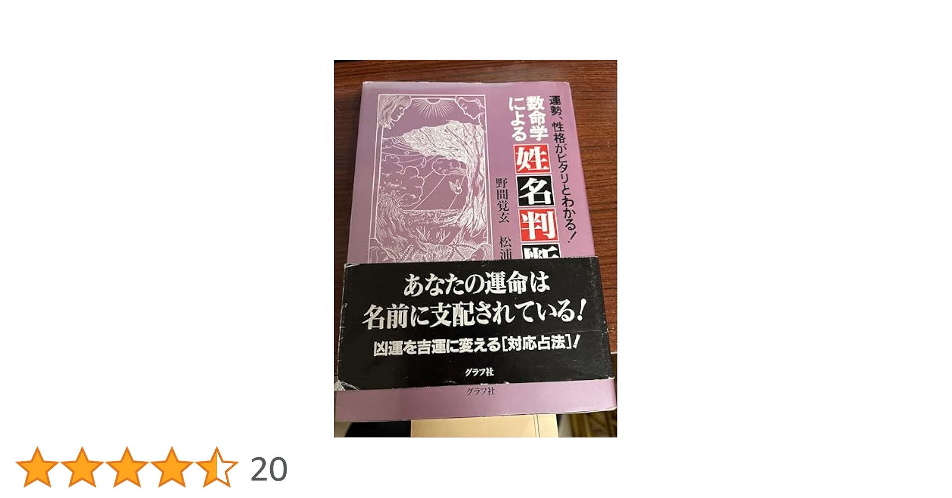 数命学による姓名判断　運勢、性格がピタリとわかる！（初版） 数命学による姓名判断: 運勢、性格がピタリとわかる | 野間 覚玄