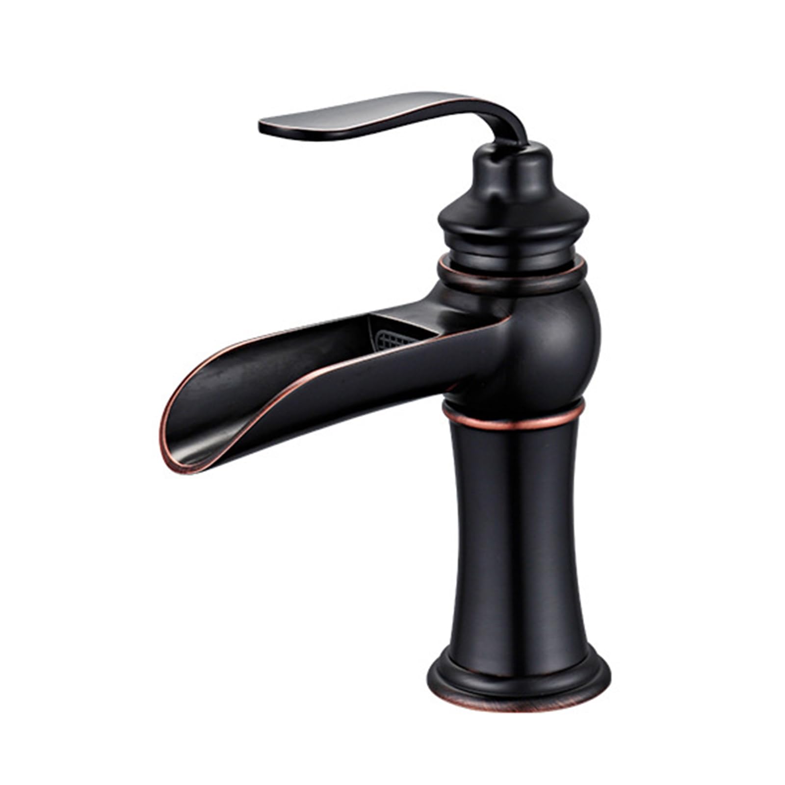 Griferia De Baño Negra Antiguo Nostalgie Cascada Grifo Retro Negro