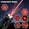 Red Laser Pointer High Power, Tactical Long Range Laser, Rechargeable Laser, Adjustable Focus Laser with Carrying Case (Red Light)
