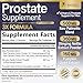Prostate Health Supplements for Men - 3X Formula with Saw Palmetto Blend Stinging Nettle Root & Pumpkin Seed Extract Support Complex - Supports Bathroom Trips Prostate & Urinary Health - 60 Capsules