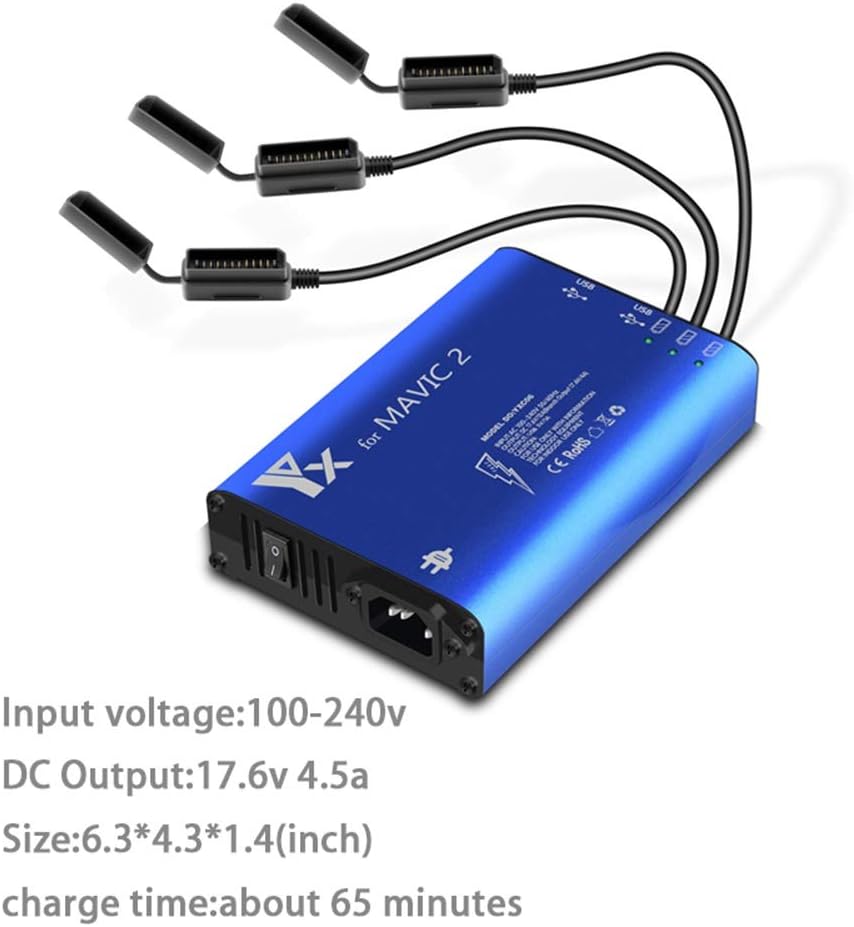 Mavic 2 Intelligent Rapid Charger Parallel Multiple Battery Charger Drone Accessories for DJI Mavic 2