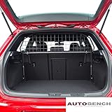 Fahrzeugspezifisches Hundegitter für Volkswagen Golf, das perfekt passt und nicht klappert.