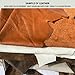 Leather Scraps - Soft and Flexible. New Larger Sizes. Mixed Colors. 2-7 Pieces per Pack. 2 lbs.