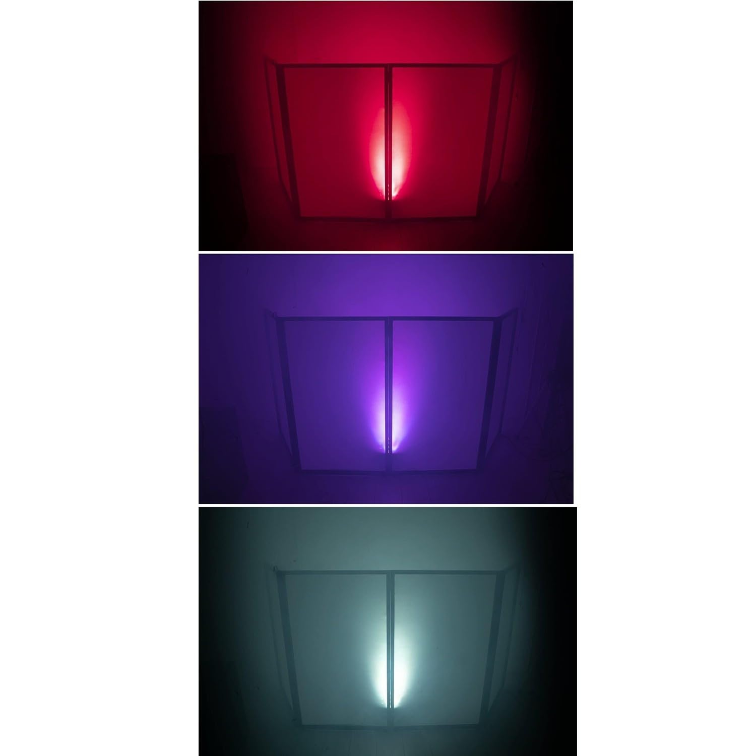 Panneau Stand AFX Light - FACADE-DJ-STAND - pour DJ avec LYCRA 4 faces 122 x 70 cm couvre-câbles console