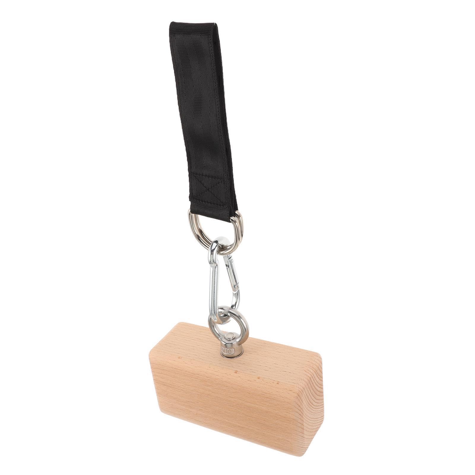 Tofficu Holzgrifftrainer für Krafttraining und Klettern Ergonomischer Griff aus Holz für Effektives Hand Unterarmtraining im Fitness Klettersport