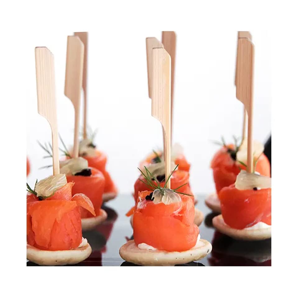 Skewers Pack of 150/300, Durable Bamboo Sticks with 30cm Length 3mm Diameter Ideal for BBQ Kebab, Cake Topper - Image 4