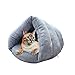 MUYYIKA 猫 ベッド 猫ハウス ペット ベッド 用寝袋 ふわふわ 洗える 人気 ドーム型ハウス 冬用 室内用 キャットハウス 寝床 寝具 布団 おしゃれ ウサギ 小動物用 ハウス 暖かい 冬寒さ対策