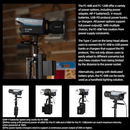 Image of NANLITE FC-60B 78W LED Video Light 2700K-6500K
