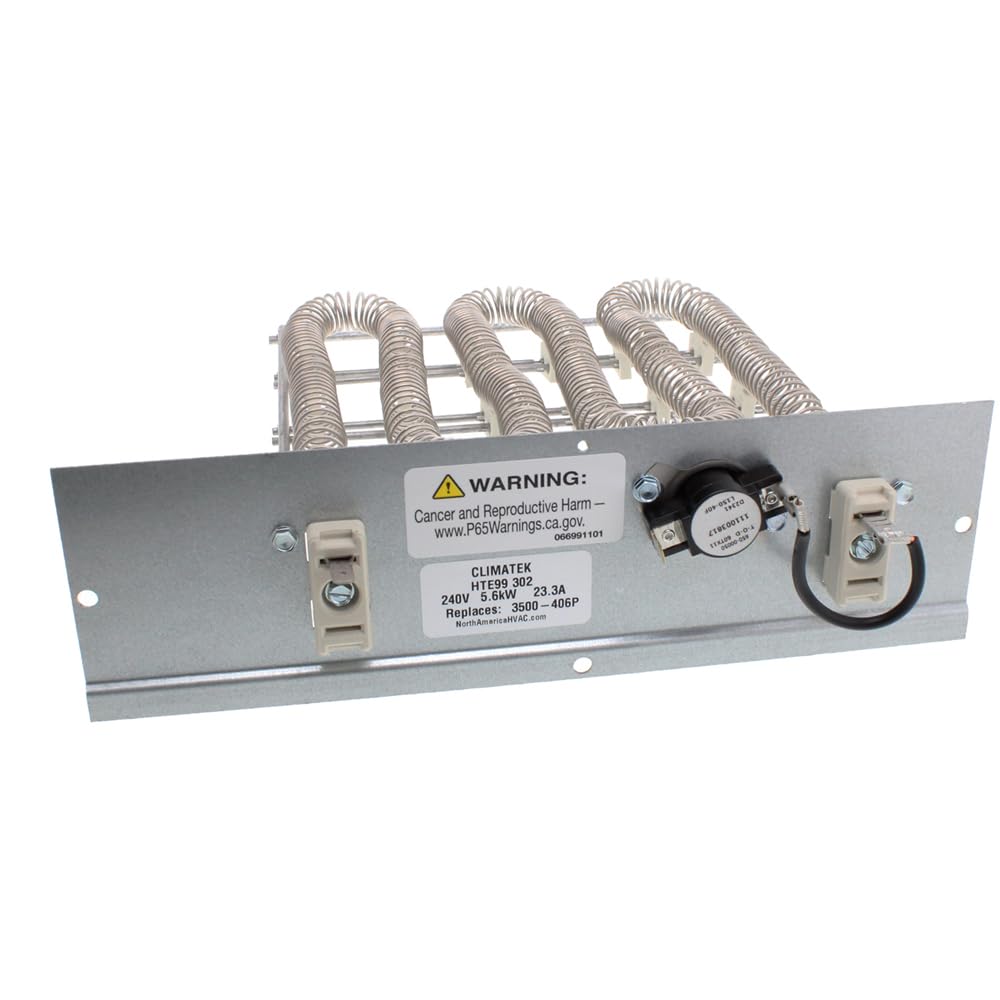 ClimaTek Furnace Electric Heating Element Replaces Coleman Evcon Part #s 3500-406 3500-406P 3500-406P/A