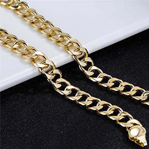 Kelistom Gold Cuban Link Anklet Bracelet For Women Men thumb #2